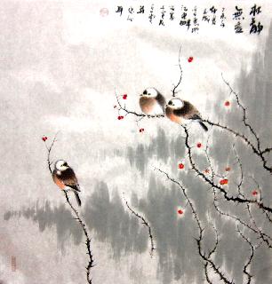 Chinese Other Birds Painting,66cm x 66cm,dyc21099042-x