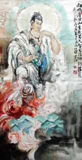 Chinese Other Buddha Painting,69cm x 138cm,3447010-x
