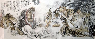 Chinese Other Buddha Painting,96cm x 240cm,3447139-x