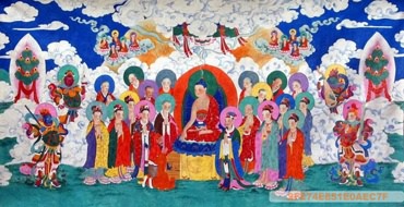Chinese Other Buddha Painting,135cm x 265cm,3541021-x