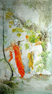 Chinese Other Buddha Painting,100cm x 170cm,3803007-x