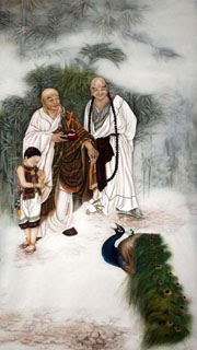 Chinese Other Buddha Painting,75cm x 140cm,3803036-x