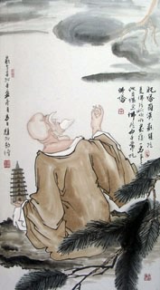 Chinese Other Buddha Painting,58cm x 112cm,3906025-x