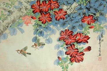 Chinese Other Flowers Painting,43cm x 65cm,2319037-x