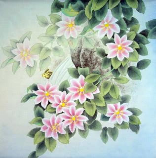 Chinese Other Flowers Painting,66cm x 66cm,2319052-x