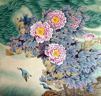 Chinese Other Flowers Painting,66cm x 66cm,2319057-x