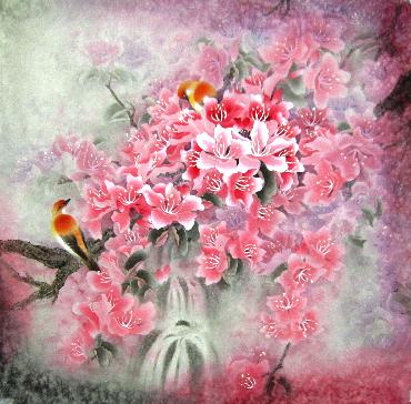 Chinese Other Flowers Painting,68cm x 68cm,2319084-x