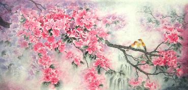 Chinese Other Flowers Painting,66cm x 136cm,2319087-x