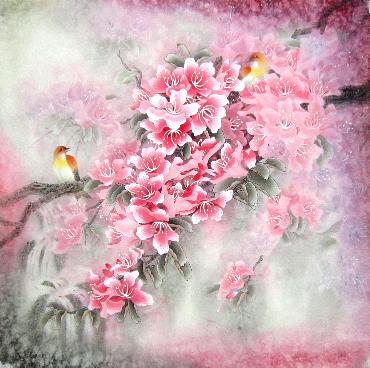 Chinese Other Flowers Painting,68cm x 68cm,2319088-x