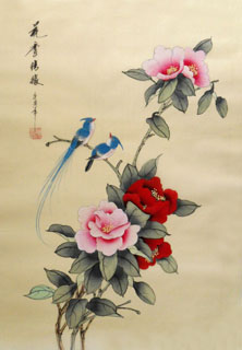 Chinese Other Flowers Painting,55cm x 40cm,2336077-x
