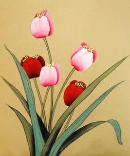 Chinese Other Flowers Painting,19cm x 27cm,2336078-x