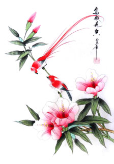 Chinese Other Flowers Painting,28cm x 35cm,2336085-x