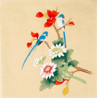 Chinese Other Flowers Painting,40cm x 40cm,2340026-x