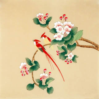 Chinese Other Flowers Painting,40cm x 40cm,2340027-x