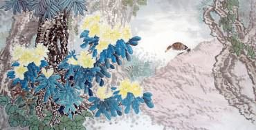 Chinese Other Flowers Painting,66cm x 136cm,2397015-x