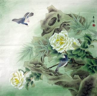 Chinese Other Flowers Painting,66cm x 66cm,2607001-x