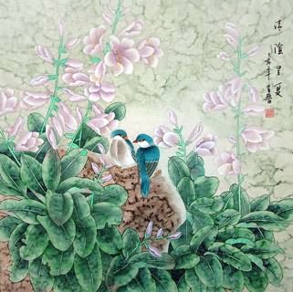 Chinese Other Flowers Painting,69cm x 69cm,2617026-x