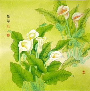 Chinese Other Flowers Painting,66cm x 66cm,2703011-x