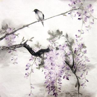 Chinese Other Flowers Painting,68cm x 68cm,yh21101003-x