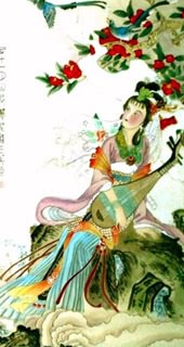 Chinese Other Mythological Characters Painting,30cm x 62cm,3367002-x