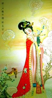 Chinese Other Mythological Characters Painting,30cm x 62cm,3367011-x