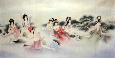 Chinese Other Mythological Characters Painting,124cm x 248cm,3769002-x