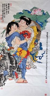 Chinese Other Mythological Characters Painting,66cm x 136cm,3776014-x