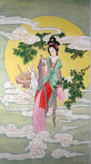 Chinese Other Mythological Characters Painting,55cm x 100cm,3802003-x