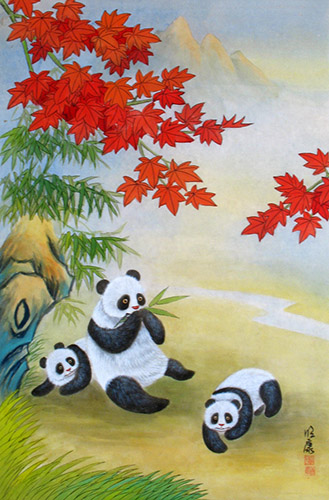 Panda,45cm x 65cm(18〃 x 26〃),4207001-z