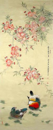 Peach Blossom,55cm x 134cm(22〃 x 53〃),2426001-z