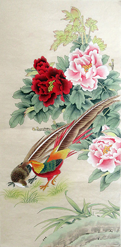 Pheasant,50cm x 100cm(19〃 x 39〃),2527042-z