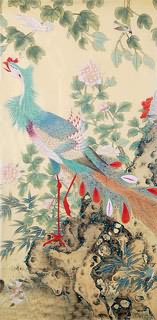 Chinese Phoenix Painting,66cm x 136cm,2734017-x