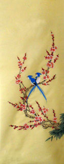 Chinese Plum Blossom Painting,42cm x 110cm,2336024-x