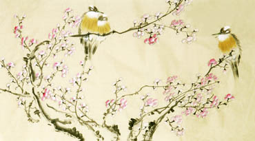 Chinese Plum Blossom Painting,70cm x 40cm,2340048-x