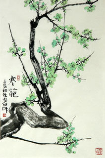 Chinese Plum Blossom Painting,69cm x 46cm,2388108-x