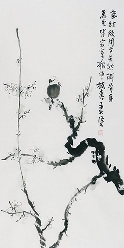 Plum Blossom,50cm x 100cm(19〃 x 39〃),2407019-z