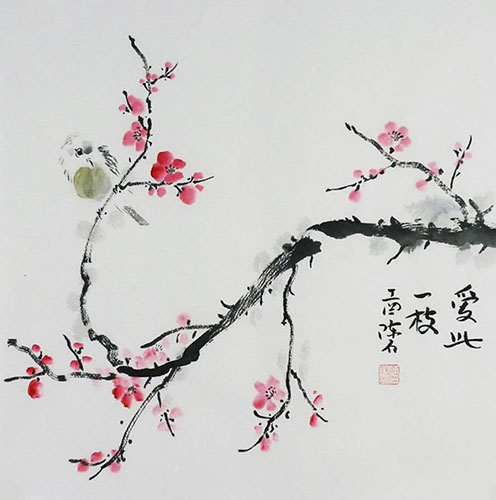 Plum Blossom,50cm x 50cm(19〃 x 19〃),2407036-z
