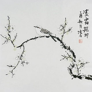 Chinese Plum Blossom Painting,50cm x 50cm,2407056-x