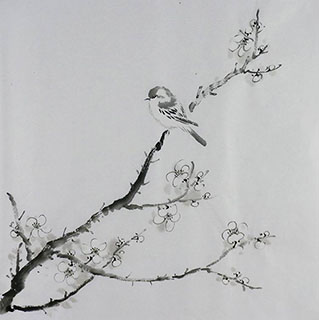 Chinese Plum Blossom Painting,50cm x 50cm,2407089-x