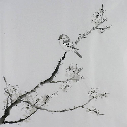Plum Blossom,50cm x 50cm(19〃 x 19〃),2407089-z