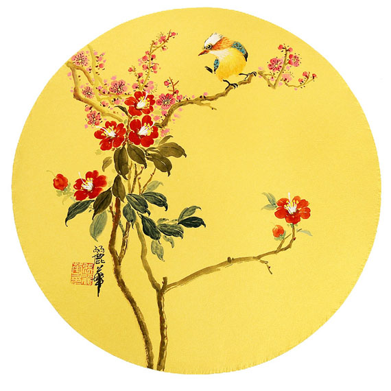 Plum Blossom,34cm x 34cm(13〃 x 13〃),2485070-z