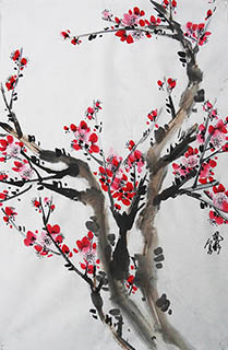 Chinese Plum Blossom Painting,46cm x 68cm,hfg21144007-x