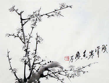 Chinese Plum Blossom Painting,34cm x 46cm,ms21139019-x