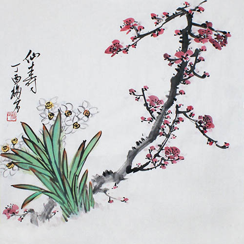 Plum Blossom,50cm x 50cm(19〃 x 19〃),ms21139030-z