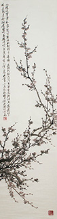 Chinese Plum Blossom Painting,34cm x 138cm,ms21139043-x
