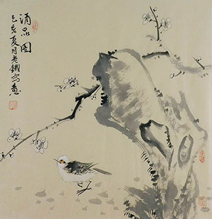 Chinese Plum Blossom Painting,50cm x 50cm,tl21140012-x