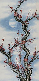 Chinese Plum Blossom Painting,65cm x 134cm,wxg21143008-x