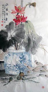 Chinese Qing Gong Painting,50cm x 100cm,2024001-x