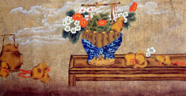 Chinese Qing Gong Painting,66cm x 130cm,2319040-x