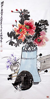 Chinese Qing Gong Painting,68cm x 136cm,2371025-x